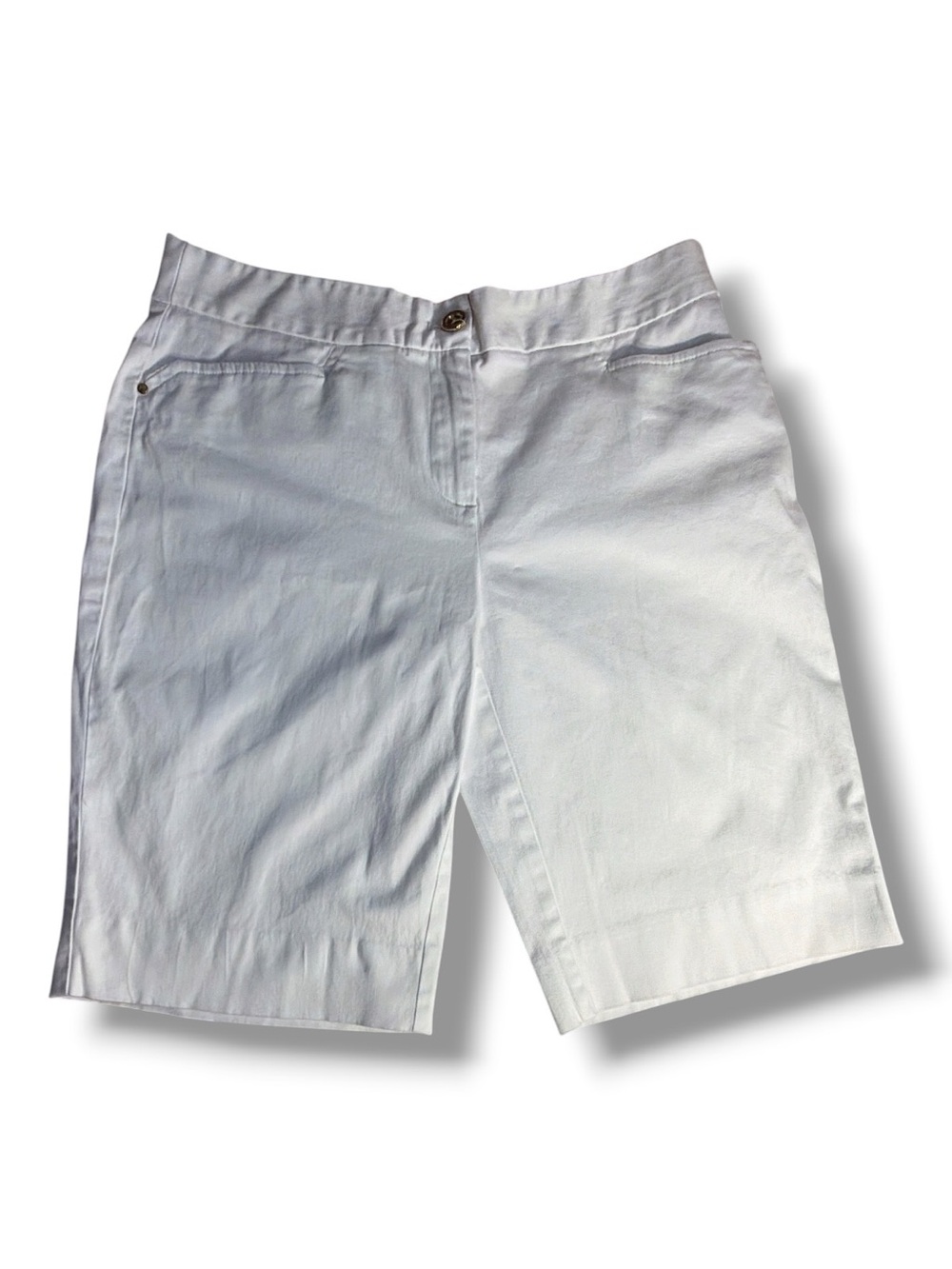 Jones New York White Bermuda Shorts